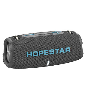 Колонка Hopestar H50 (Bluetooth/MicroSD/USB/FM/AUX) 20W серая