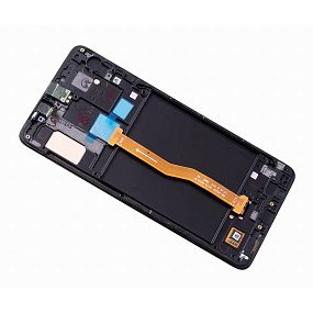 Дисплей для телефона Samsung A920F (A9 2018) модуль Черный - Оригинал