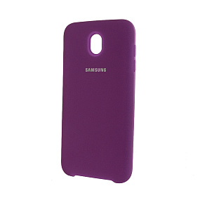 Силиконовый чехол для Samsung J730 Galaxy J7 оригинал фиолетовый