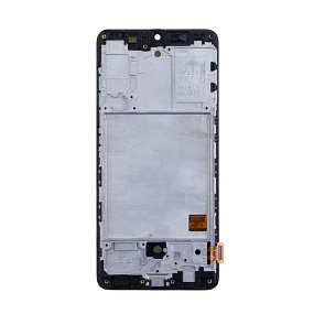 Дисплей для телефона Samsung A415F (A41) модуль Черный - (OLED) (Full Size)
