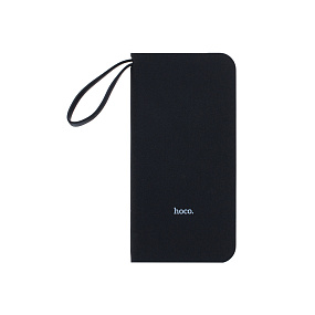 Портативное зарядное устройство Hoco J25 QC 10000mAh LCD 2USB +кабель Lightning черный