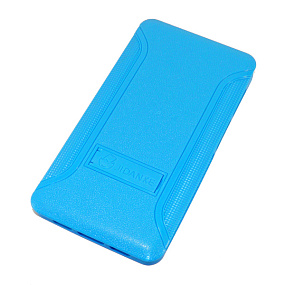 Задняя накладка универсальная 5,3-5,6 слайд силикон-пластик голубой №4(UniC-201)