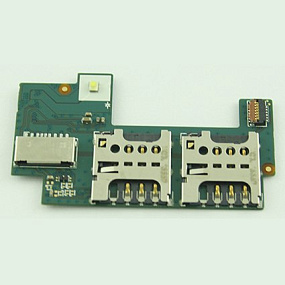 Шлейф Sony C2305 (C) на разъем SIM/MMC