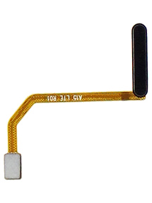 Шлейф Samsung A155F/A156B (A15 4G/5G) сканер отпечатка пальцев Черный