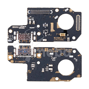 Шлейф Xiaomi Redmi Note 12 4G (23021RAA2Y) плата на системный разъем/микрофон