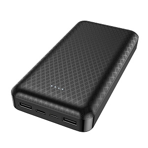 Портативное зарядное устройство Borofone BJ3A 2USB/Micro/Type-C 20000mAh черный