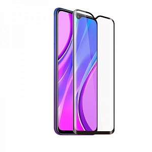 Защитное стекло Xiaomi Redmi 9A/9C/10A/A1+/A2+/Poco C50/C51 2,5D черное