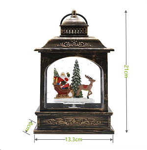 Светильник новогодний А1 фонарь "Дед Мороз"