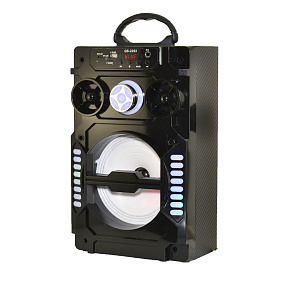 Колонка QS-2202 (Bluetooth/MicroSD/USB/FM/AUX) черная
