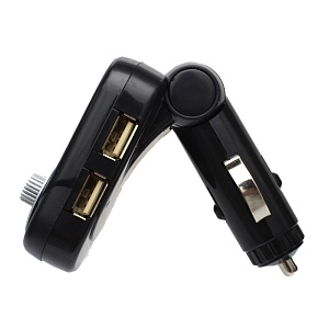 FM-модулятор Bethco 585BT (Bluetooth, MicroSD,2USB,дисплей) черный