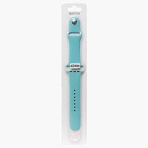 Ремешок для Apple Watch Sport 42/44/45/49 mm силикон на кнопке (S) мятный