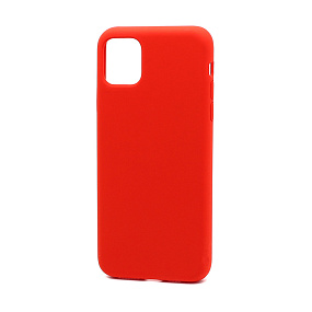 Кейс iPhone 11 Silicone Case без логотипа красный