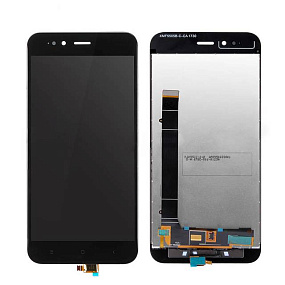 Дисплей для телефона Xiaomi Mi A1/Mi 5X в сборе с тачскрином Черный - Оригинал