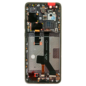 Дисплей для телефона Huawei P40 Pro модуль Черный - Оригинал