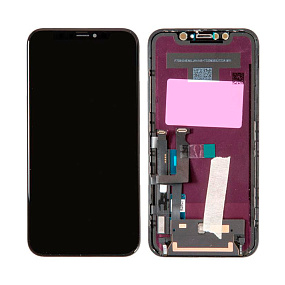Дисплей для телефона iPhone Xr в сборе Черный