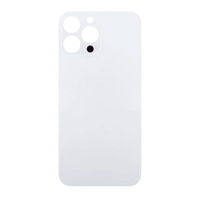 Задняя крышка iPhone 13 Pro Max (стекло) белый orig fabric