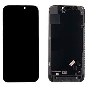 Дисплей для телефона iPhone 12 mini в сборе Черный (Hard OLED)