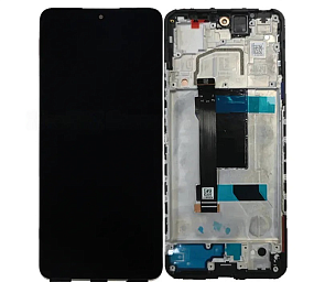 Дисплей для телефона Xiaomi Poco X5 Pro 5G/Redmi Note 12 Pro 5G модуль с рамкой Черный - Оригинал SP