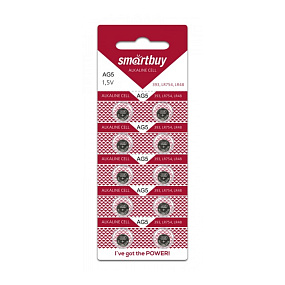 Батарейка SmartBuy AG5 10BL 1шт