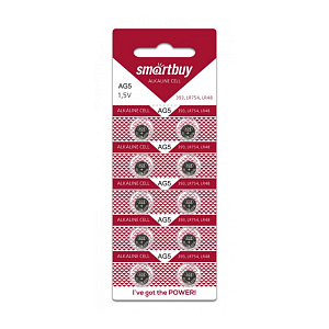 Батарейка SmartBuy AG5 10BL 1шт
