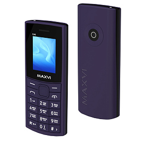 Мобильный телефон Maxvi C40 Purple(УЦЕНКА)новый,повр. упак.