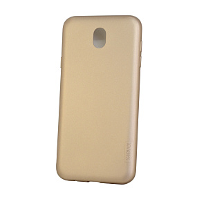 Силиконовый чехол для Samsung J730 Galaxy J7 (2017) X-Level Guardian матовый золото
