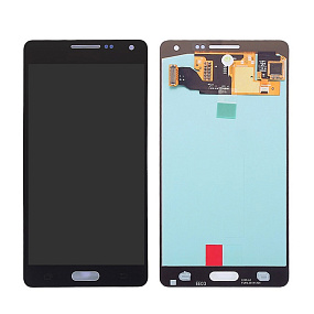 Дисплей для телефона Samsung A500F/A5 (2015) в сборе с тачскрином Черный - AAA (AMOLED)