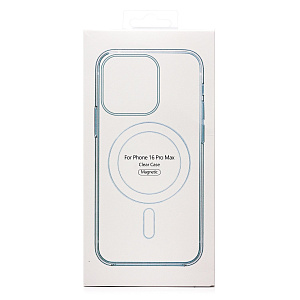 Кейс iPhone 16 Pro Max силикон SafeMag SM006 прозрачный
