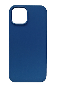 Кейс iPhone 13 Silicone Case без логотипа (№020) синий
