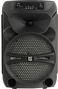 Колонка Defender G110 12W (FM/USB/LED/AUX) черная