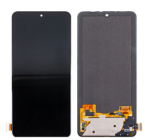 Дисплей для телефона Xiaomi Poco F4 (22021211RG) в сборе с тачскрином Черный - Оригинал