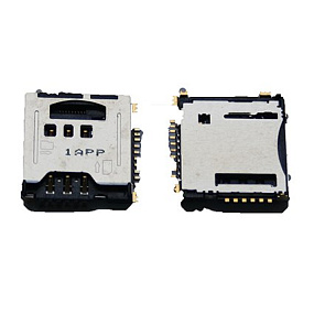 Коннектор SIM+MMC Samsung S5230/C3010...