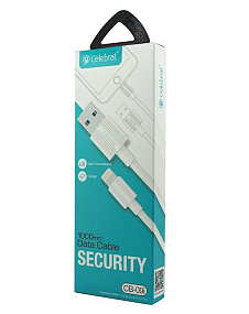 Дата кабель lightning - USB Celebrat CB-09i белый