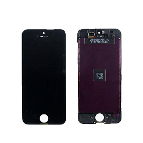 Дисплей для телефона iPhone 5 в сборе Черный - AA
