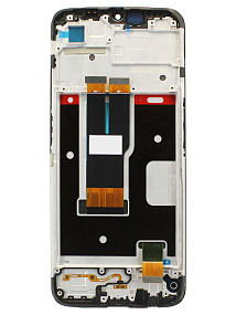 Дисплей для телефона Realme C31 (RMX3501) модуль с рамкой Черный - Оригинал