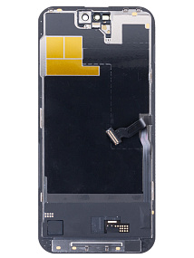 Дисплей для телефона iPhone 14 Pro Max в сборе Черный - (Soft OLED/Full HD/120 Гц) (площадка под IC)