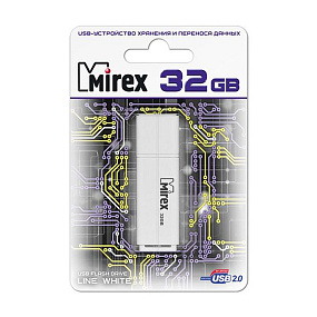 32Gb Mirex Line белая 2.0