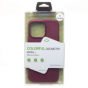 Кейс iPhone 15 Pro Max силикон SC345 бордовый