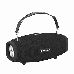 Колонка Hopestar H41 (Bluetooth/MicroSD/USB/FM/AUX/Microphone) влагозащищенная черная