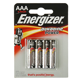 Батарейка ААА Energizer LR3 4BL Alkaline Power 1шт