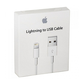 Дата кабель lightning - USB 2A белый, тех.пак.