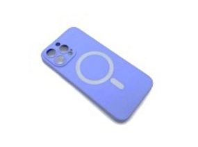 Кейс iPhone 14 Pro Max силикон Magsafe сиреневый