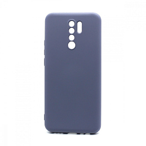 Силиконовый чехол Xiaomi Redmi 9 New Era серый