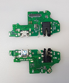 Шлейф Huawei Honor 10 Lite плата на системный разъем/разъем гарнитуры/микрофон