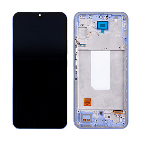 Дисплей для телефона Samsung A346B (A34 5G) модуль с рамкой Lavender - (OLED) (Small Size)