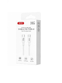 Дата кабель Type-C - Type-C XO NB-Q298 240W 1м белый