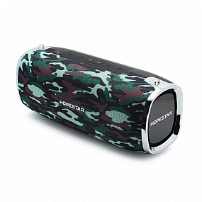 Колонка Hopestar A6 (Bluetooth/MicroSD/USB/FM/AUX/Microphone) 34W влагозащищенная хаки