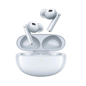 Bluetooth наушники беспроводные Realme Buds Air 6 Pro TWS белые(УЦЕНКА)переодически заикаются