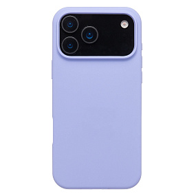 Кейс iPhone 17 Pro Max Silicone Case без логотипа светло-фиолетовый
