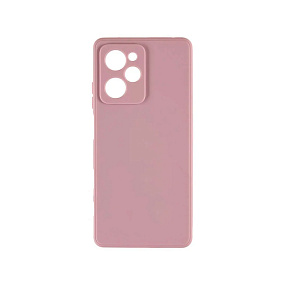 Силиконовый чехол Xiaomi Poco X5 с закрытой камерой светло-фиолетовый